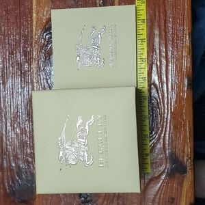 Burberry watch box and booklet